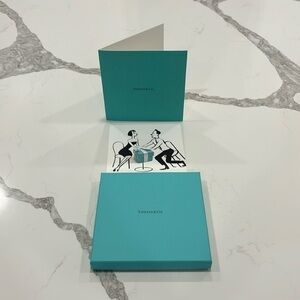 Tiffany and‎ Company three-piece gift card carrier box with bonus card